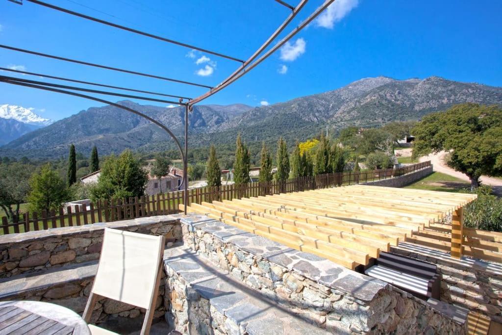 Le Capu Biancu-Location Avec Vue Proche Des Gorges De L Asco Entre Mer Et Montagne Moltifao Eksteriør bilde